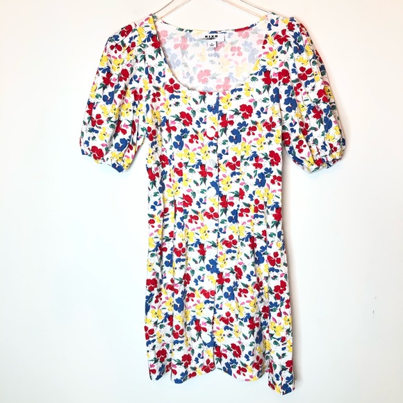 RIXO x Target Floral Puff Sleeve Bodice Dress 6 - Picture 2 of 13